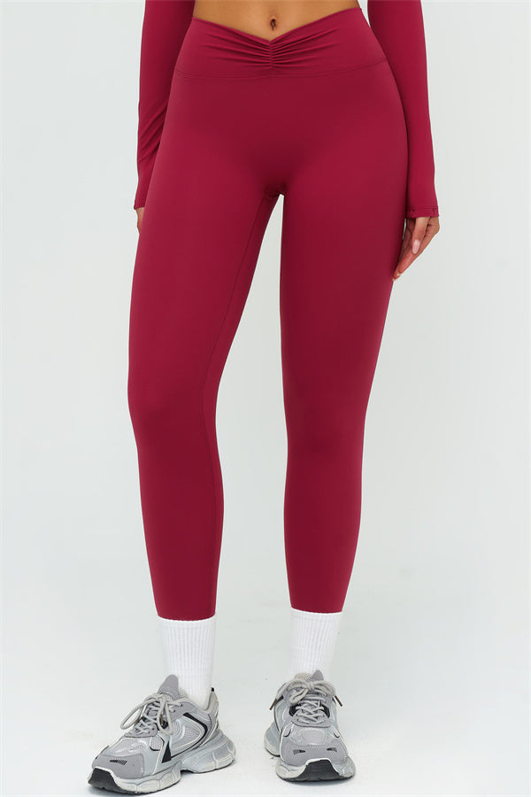 The Lushness V-Back Sports Bra Leggings 2-Piece Set