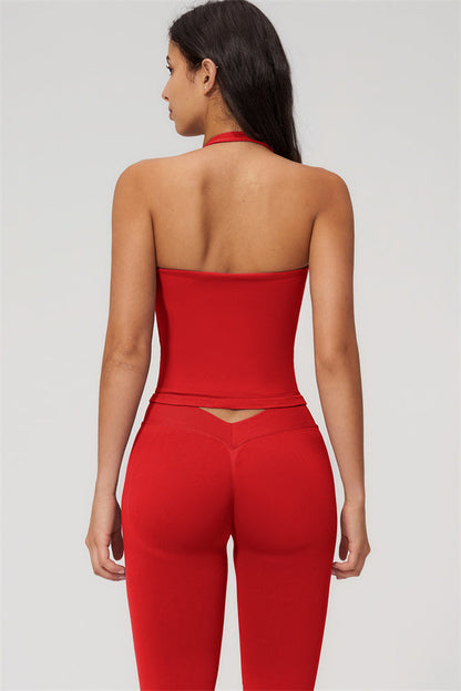 The Empower Halter Crop Top