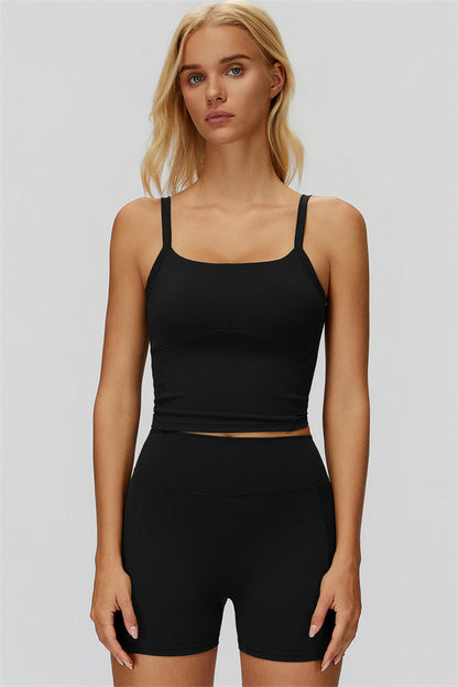 The Fyra Crop Tank Shorts 2-Piece Set