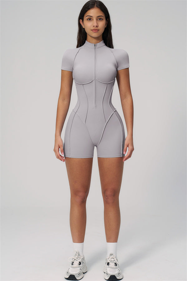 The Anew Zipper Romper