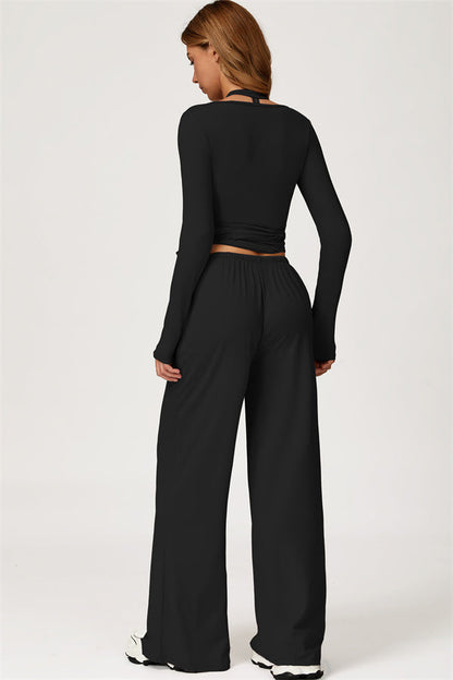 The Sprint Long Sleeve Crop Top