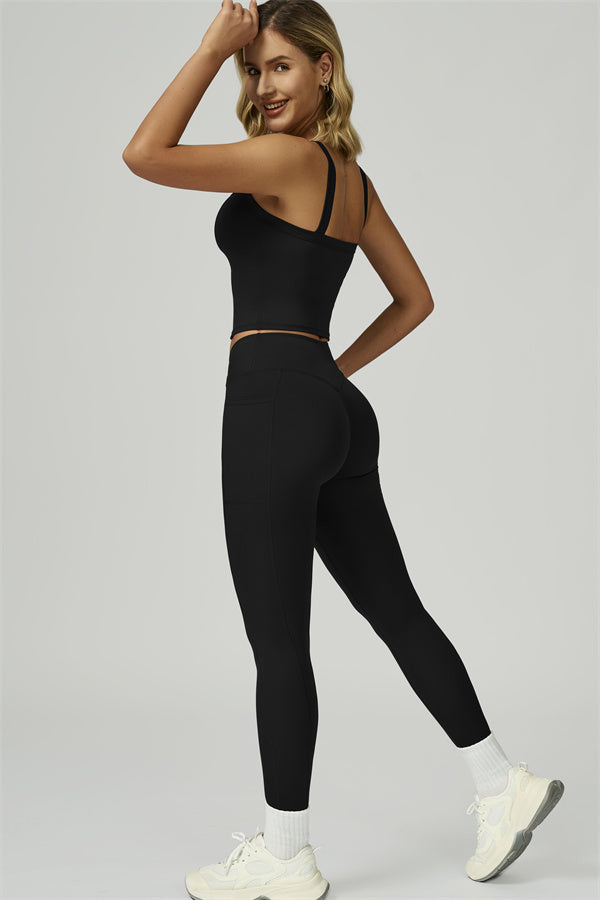 The Flourish Crop Tank Leggings 2-Piece Set