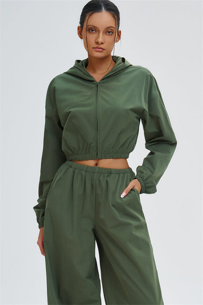 The Svelte UV protection Crop Hoodie