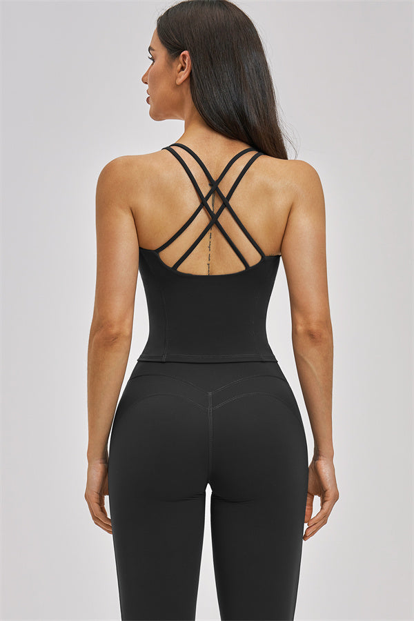 The Zenith Crop Top Flared Leggings 2-Piece Set