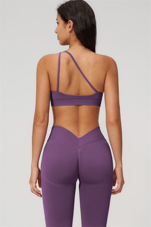 The Empower One-Shoulder Sports Bra Leggings 2-Piece Set
