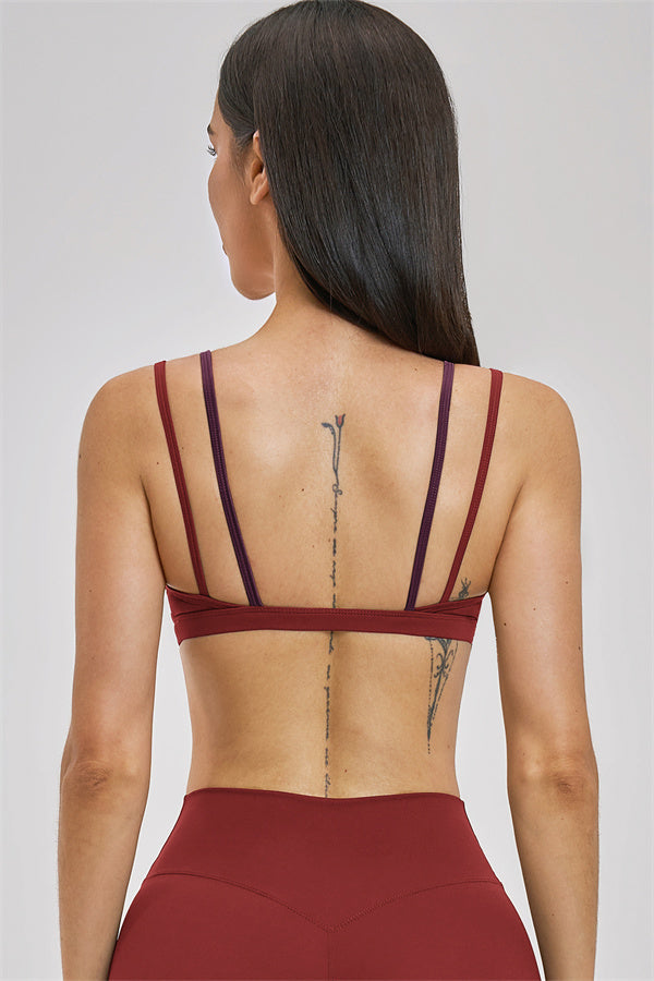 The Seraphine Layered V Sports Bra