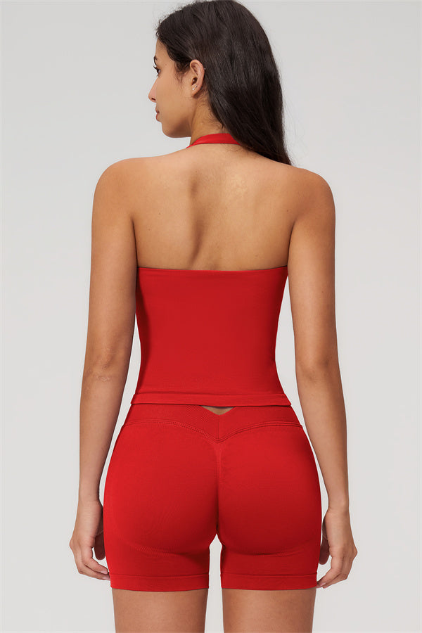 The Empower Halter Crop Top