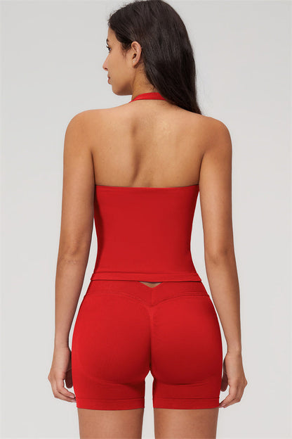 The Empower Halter Crop Top