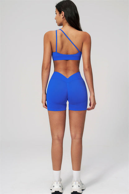 The Empower One-Shoulder Sports Bra
