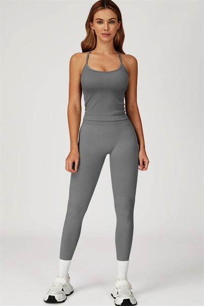The Sculpt Crop Top Leggings 2-Piece Set