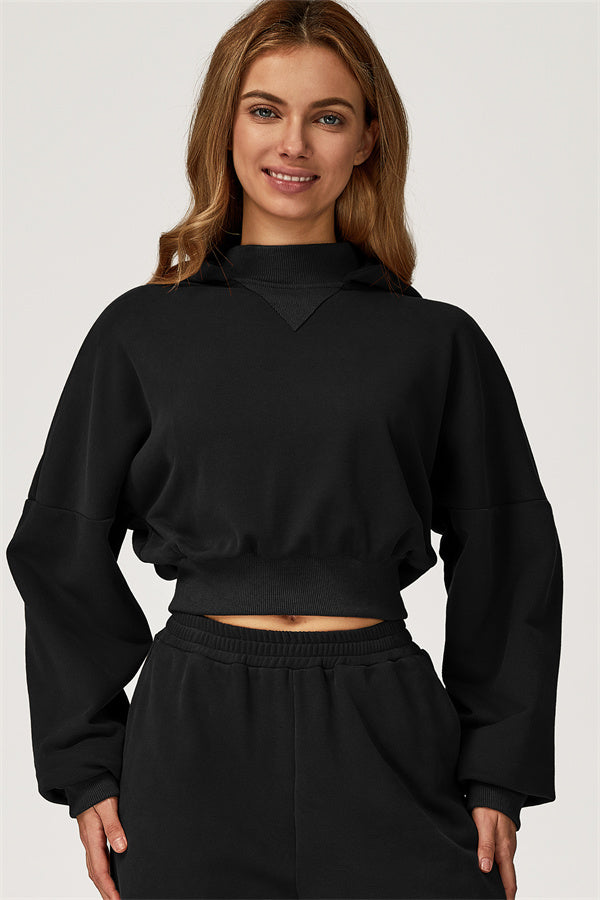 The Axis Crop Hoodie