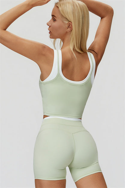 The Canyon Crop Tank Shorts 2-Piece Set