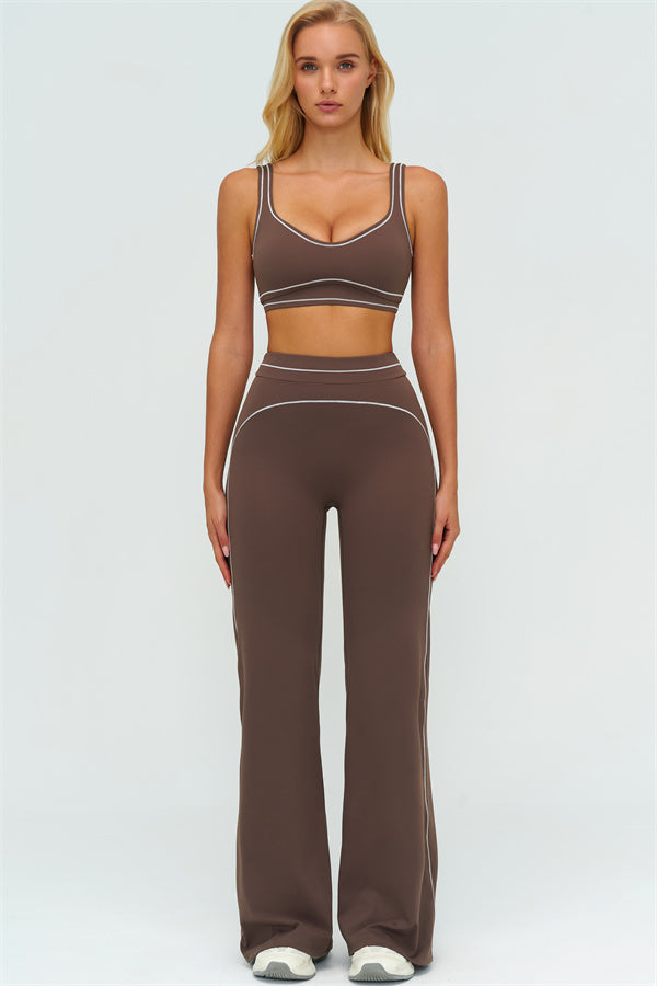 The Amara Sports Bra Flared Leggings 2-Piece Set