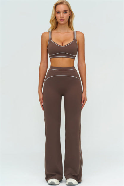 The Amara Sports Bra Flared Leggings 2-Piece Set