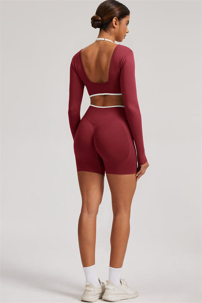 The Elevate Long Sleeve Crop top