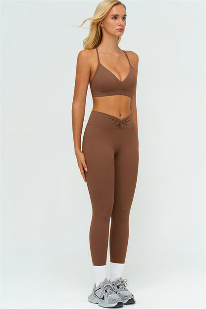 The Lushness Y-Back Sports Bra Leggings 2-Piece Set