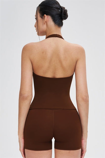 The Stride Crop Top Isabella Shorts 2-Piece Set