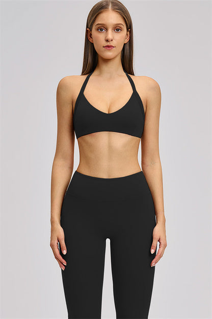 The Zestful Sports Bra Flared Leggings 2-Piece Set