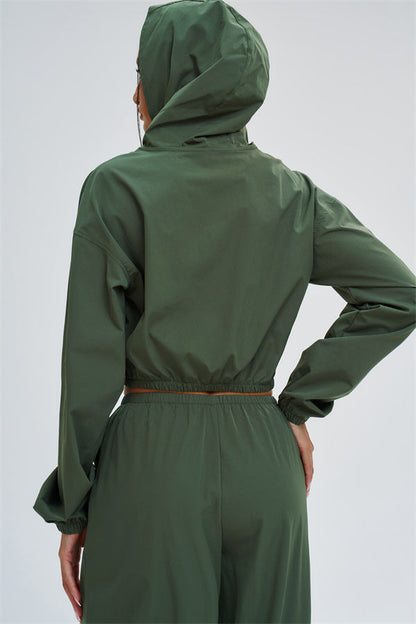 The Svelte UV protection Crop Hoodie
