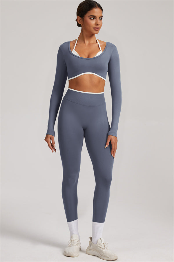 The Elevate New Long Sleeve Crop top