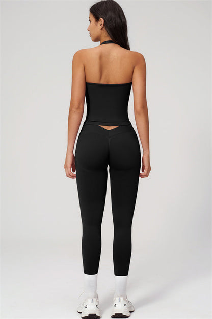 The Empower Halter Crop Top