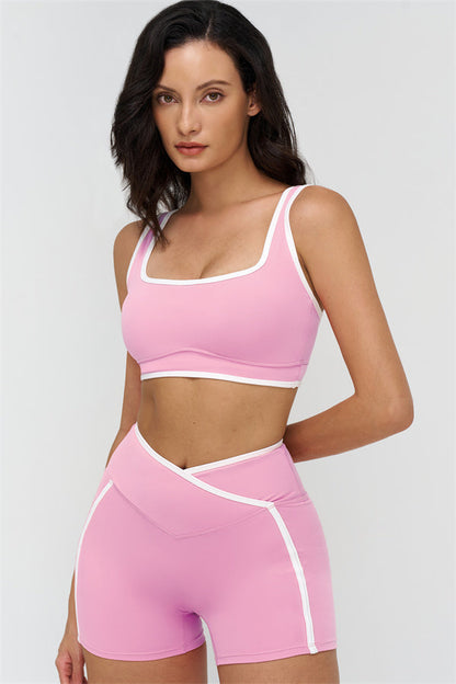 The Crave Sports Bra Shorts 2-Piece Set