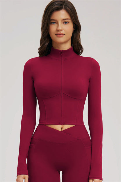 The Sizzle Zip Jacket Sports Bra Leggings 3-Piece Set