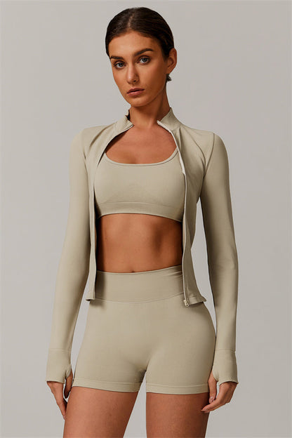 The Nova Luxe Jacket Shorts 2-Piece Set