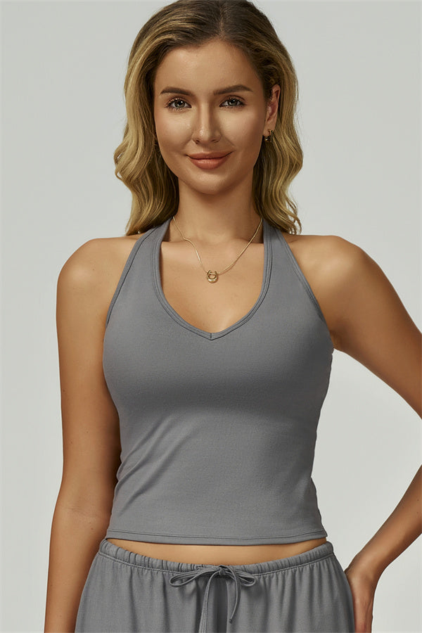 The Sprint Halter Tank Top Sweatpants 2-Piece Set