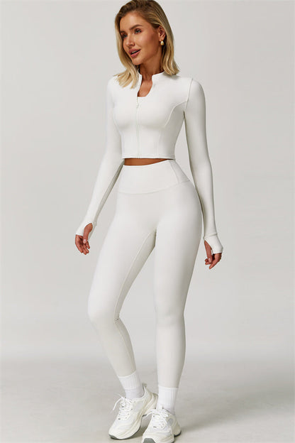 The Eloise Jacket Sports Bra Leggings 3-Piece Set