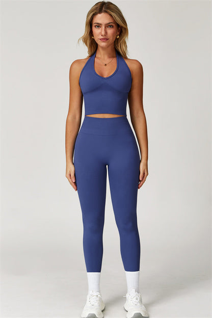 The Delight Halter Top Leggings 2-Piece Set