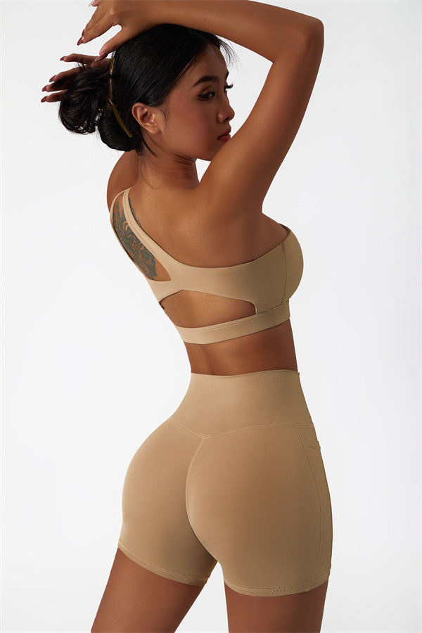 The Blissful Rose Sports Bra Shorts 2-Piece Set