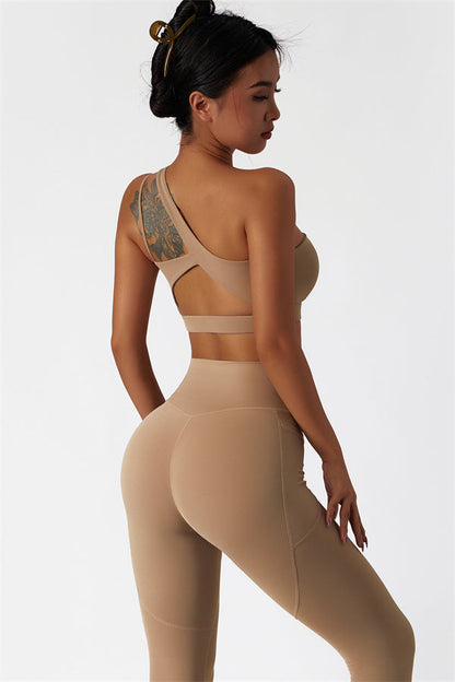 The Blissful Rose Sports Bra Leggings 2-Piece Set