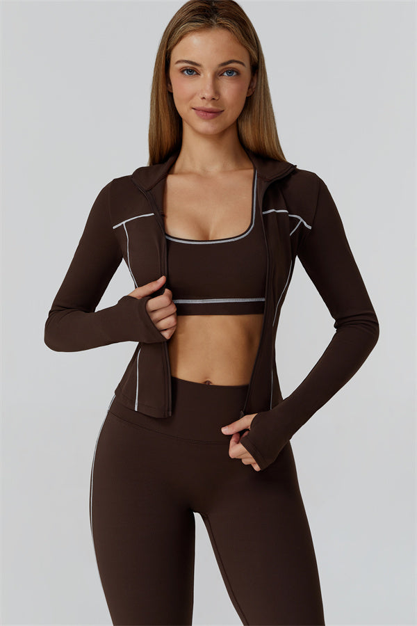 The Venus Zip Top Leggings 2-Piece Set