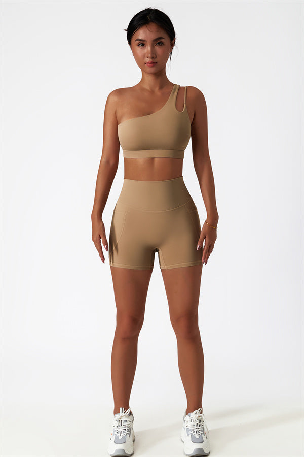 The Blissful Rose Sports Bra Shorts 2-Piece Set