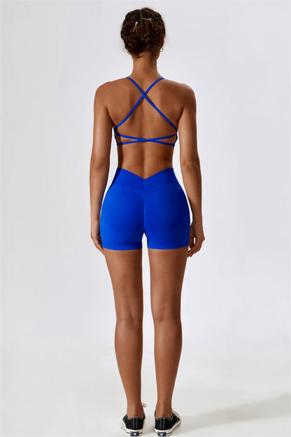 Nova Luxe Sports Bra Shorts 2-Piece Set