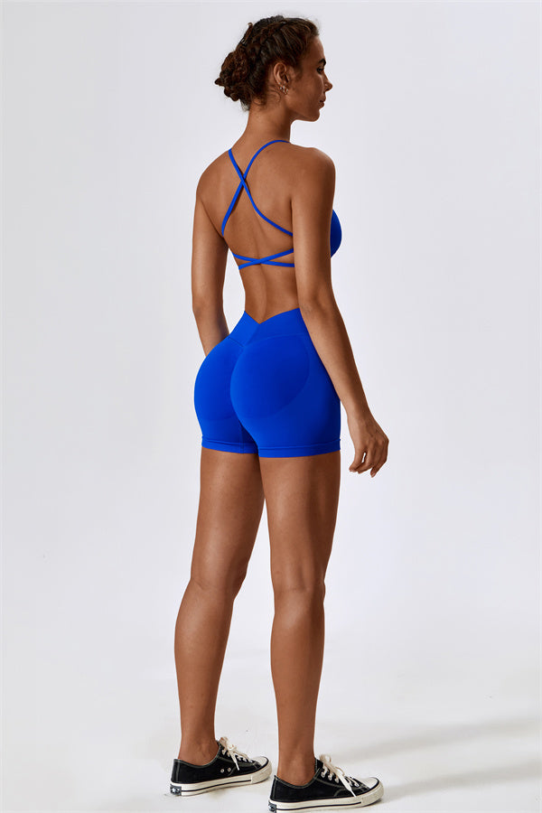 Nova Luxe Sports Bra Shorts 2-Piece Set