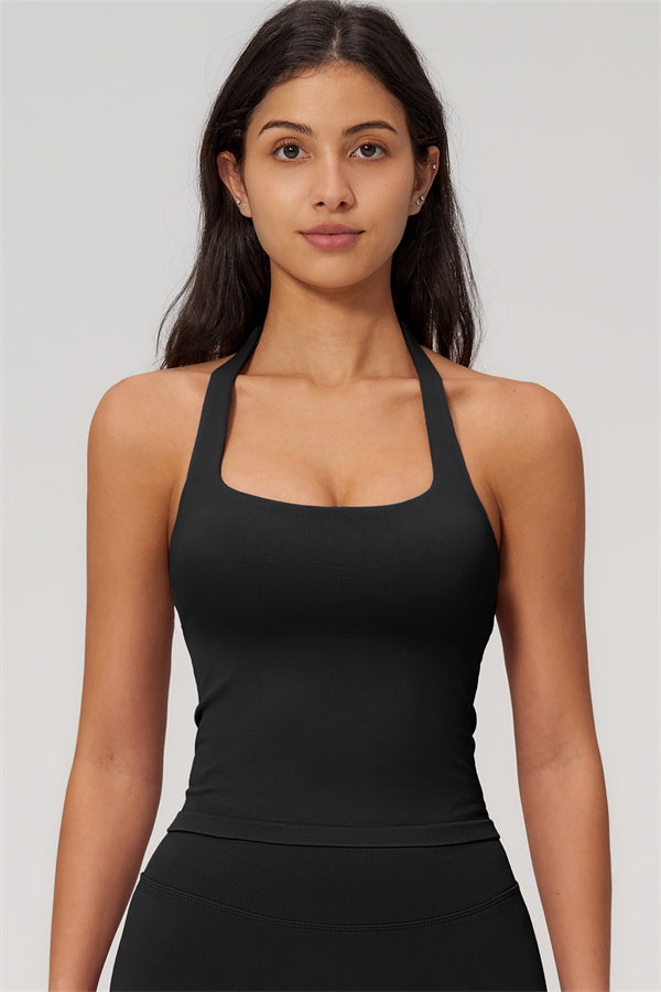 The Empower Halter Crop Top