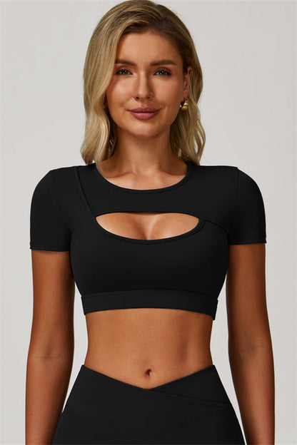 The Lavish Cut-out Crop Top