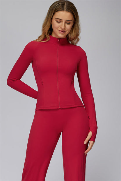 The FlexCore Pure Zip Jacket Flared Leggings 2-Piece Set