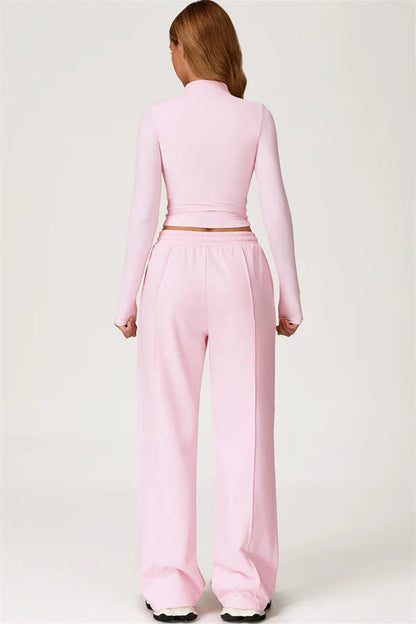 The Motion Crop Top Sweatpants 2-Piece Set