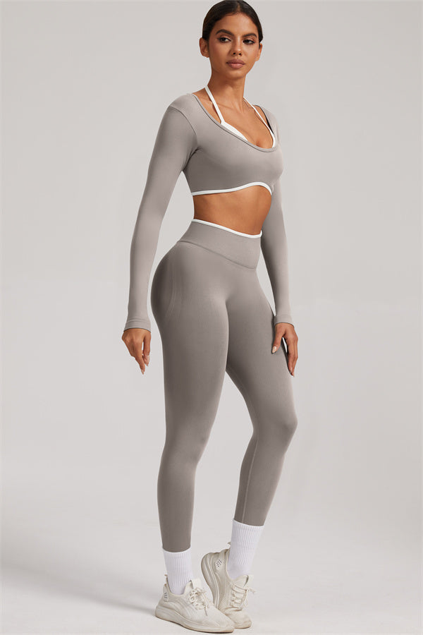 The Elevate New Long Sleeve Crop top