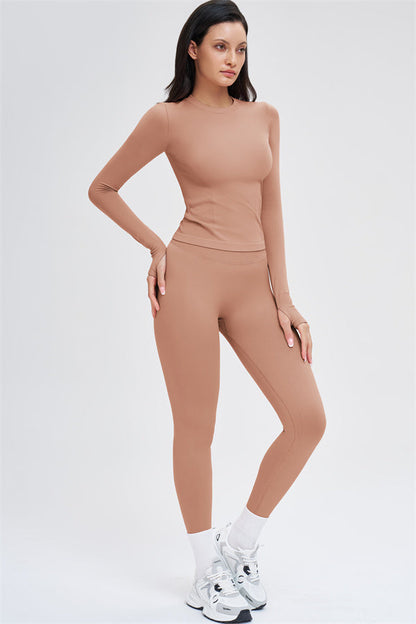 The Whim Long Sleeve T-shirt Leggings 2-Piece Set