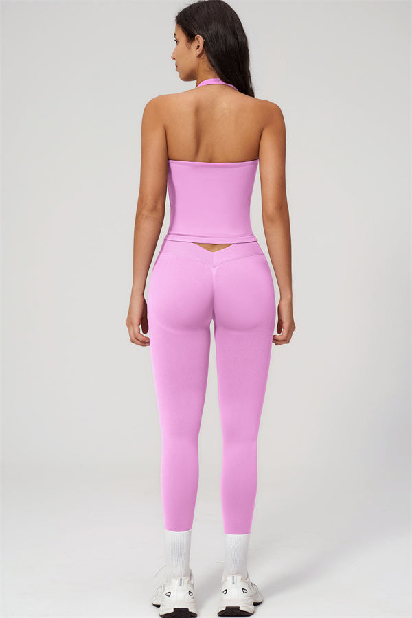 The Empower Halter Crop Top