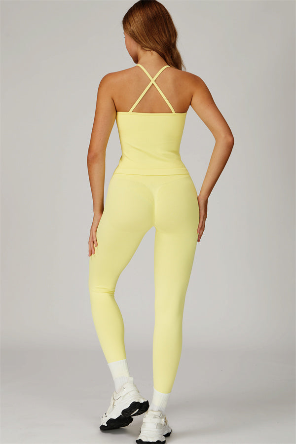 The Sculpt Crop Top Leggings 2-Piece Set