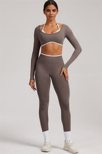 The Elevate New Long Sleeve Crop top