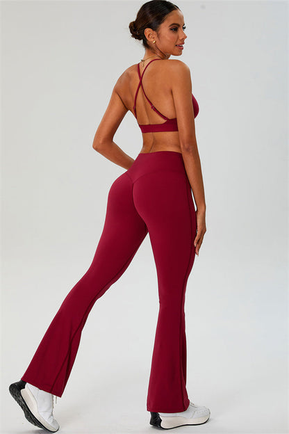 The Ember Sports Bra Flared Leggings 2-Piece Set