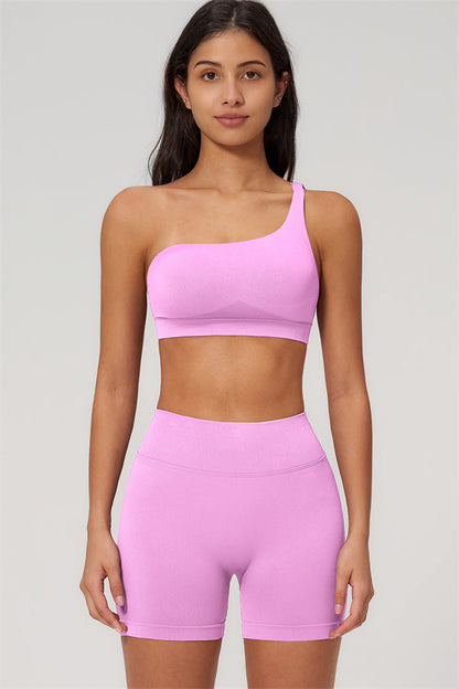 The Empower One-Shoulder Sports Bra