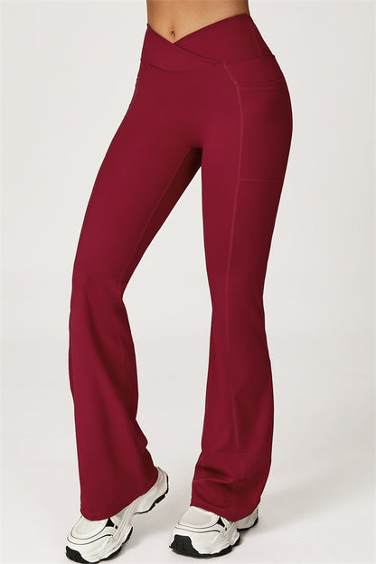 The Glacier Crop Tank Flared Leggings 2-Piece Set