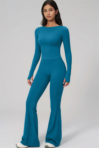The Rapture Long Sleeve T-shirt Flared Leggings 2-Piece Set